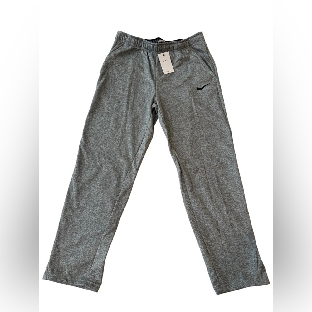 Nike Men’s Training Pants XL Heather Gray Straight Leg NWT - Picture 2 of 5
